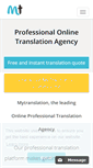 Mobile Screenshot of mytranslation.com